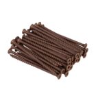 #10 x 3 ½" Deck Screws with multi-purpose thread, steel construction, and brown Ruspert® coating, available in 150-peice pack for corrosion-resistant and versatile fastening. 10312BRJ