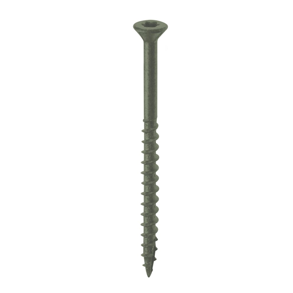 Green Rusted Screw #10 x 3 ½