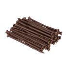 #10 x 4" Deck Screws with multi-purpose thread, steel construction, and brown Ruspert® coating, available in 150-peice pack for corrosion-resistant and versatile fastening. 104BRJ