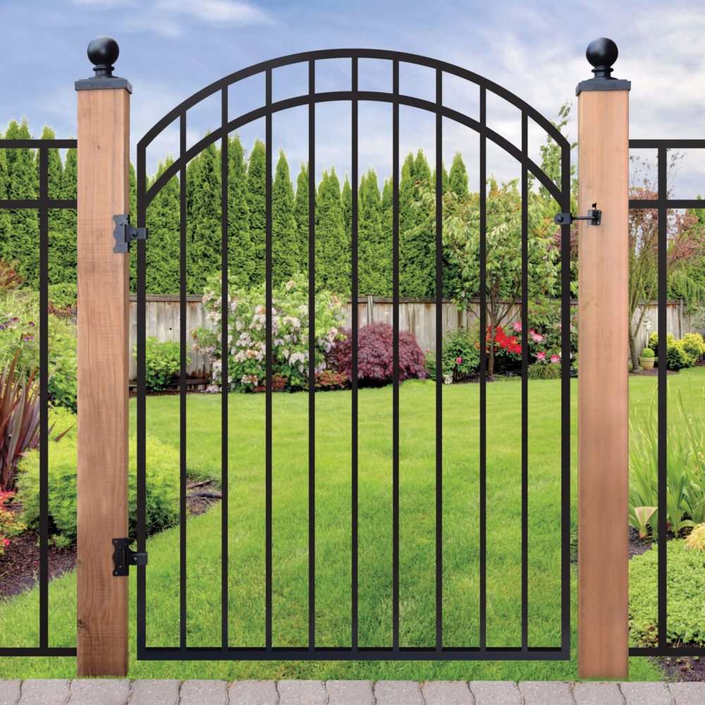 45" x 68" SmoothTopped Ornamental Iron Gate Nuvo Iron