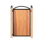 PRO8 - STRONG BLACK GATE FRAME FOR A 47” WIDE OPENING WITH REMOVABLE ARCH - PRO8