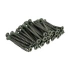#8 x 2 inch green Ruspert coated deck screws, 400-piece pack, 82GRJ