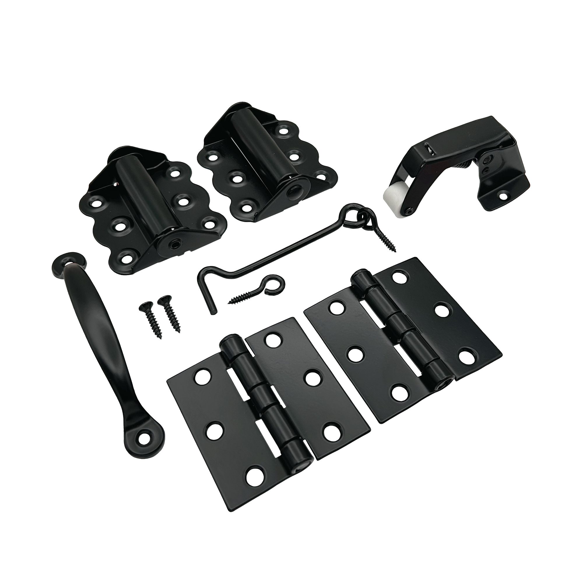 Black Screen Door Hardware Kit | Nuvo Iron