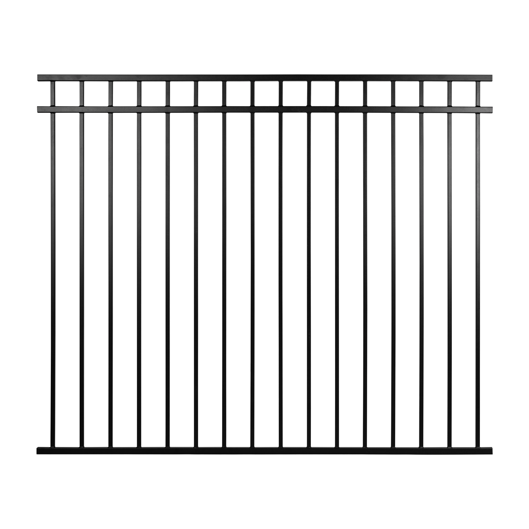CPRTB7260 legacy fence coral iron fence panel product photo.