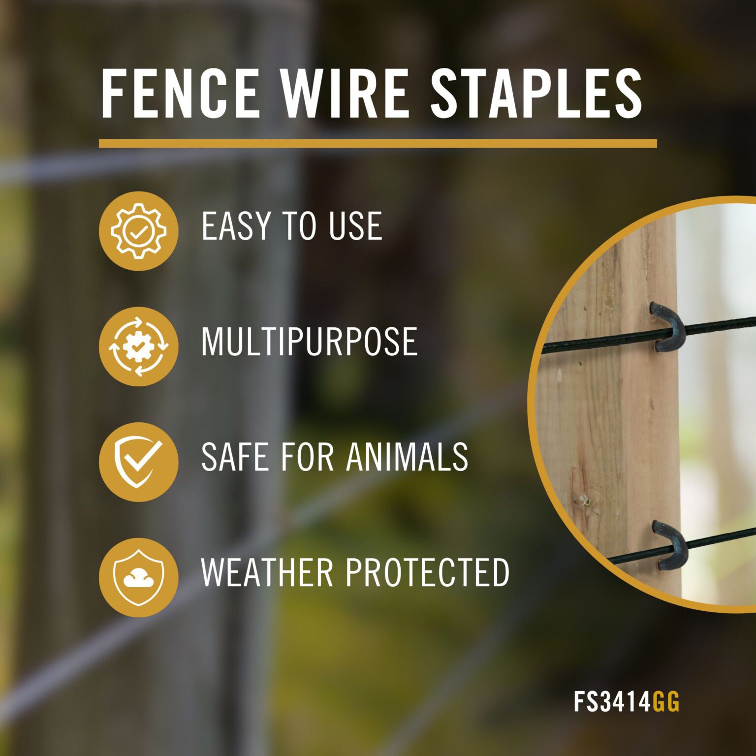 U-Shaped Wire Staples | Nuvo Iron