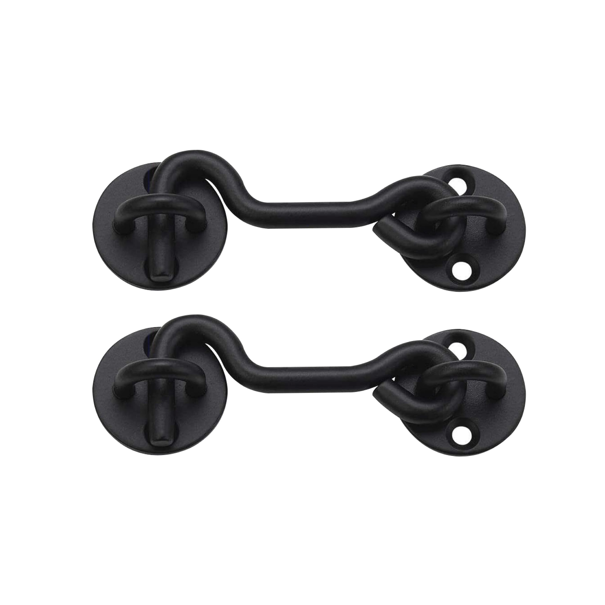 4" Rustic Hook and Eye Latches (2 pcs) Nuvo Iron