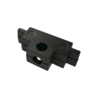 Pack of 50 black board spacers, ideal for achieving a stylish slatted look in your projects.