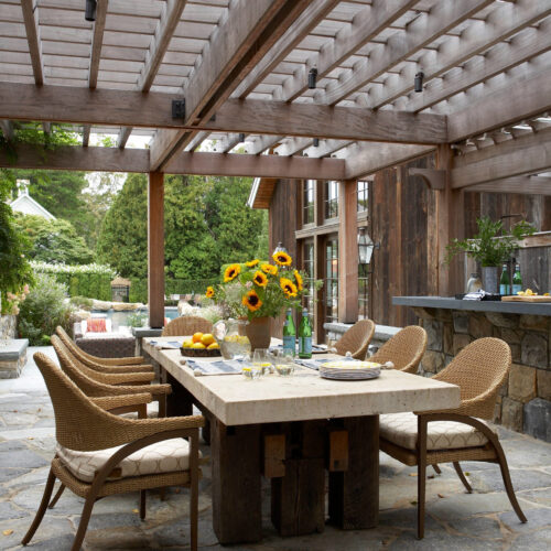 backyard patio outdoor dining room set
