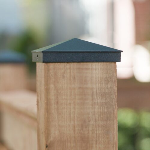 thumbnail image 2 of NUOBESTY 1 Set Square Fence Post Caps Protective Covers For Outdoor 2 of 10